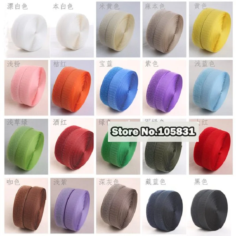 2yards Patchwork Accessories Adhesive Fastener Tape patch 20 colors snap fastener hook and loop magic button 2.5cm width by yard
2yards Patchwork Accessories Adhesive Fastener Tape patch 20 colors snap fastener hook and loop magic button 2.5cm width by yard