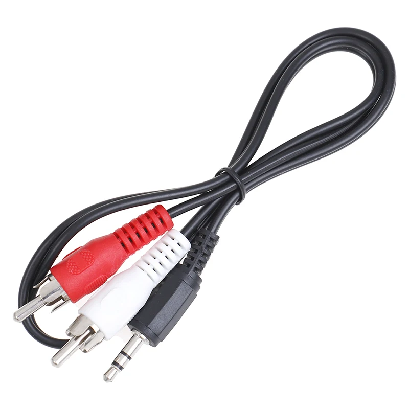 New 1PC 3.5mm Jack To 2 RCA Audio Cables 3.5 Male To RCA Male Gold Plated Coaxial Aux Cable For Laptop TV DVD Amplifier 0.5M
New 1PC 3.5mm Jack To 2 RCA Audio Cables 3.5 Male To RCA Male Gold Plated Coaxial Aux Cable For Laptop TV DVD Amplifier 0.5M
