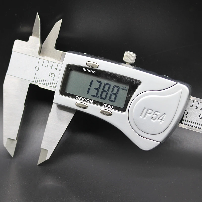 High quality measuring tool stainless steel digital caliper IP54 measuring range 0-150mm accuracy 0.01mm can be used in wet area
High quality measuring tool stainless steel digital caliper IP54 measuring range 0-150mm accuracy 0.01mm can be used in wet area
