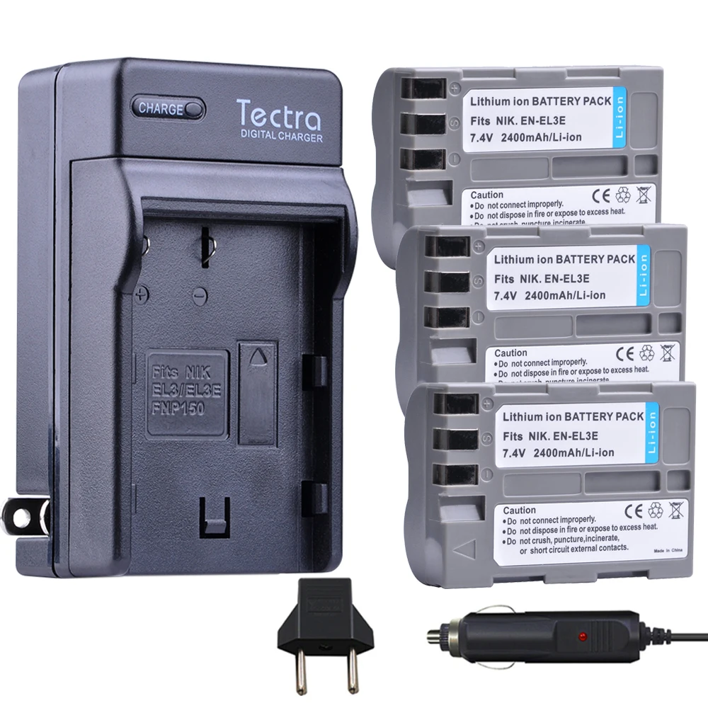 Tectra 3 шт. EN-EL3E ENEL3E Bateria + Цифровое зарядное устройство для Nikon D50 D70 D70s D80 D90 D100 D200 D300 D300S D700 MB-D10 MB-D80
Tectra 3 шт. EN-EL3E ENEL3E Bateria + Цифровое зарядное устройство для Nikon D50 D70 D70s D80 D90 D100 D200 D300 D300S D700 MB-D10 MB-D80