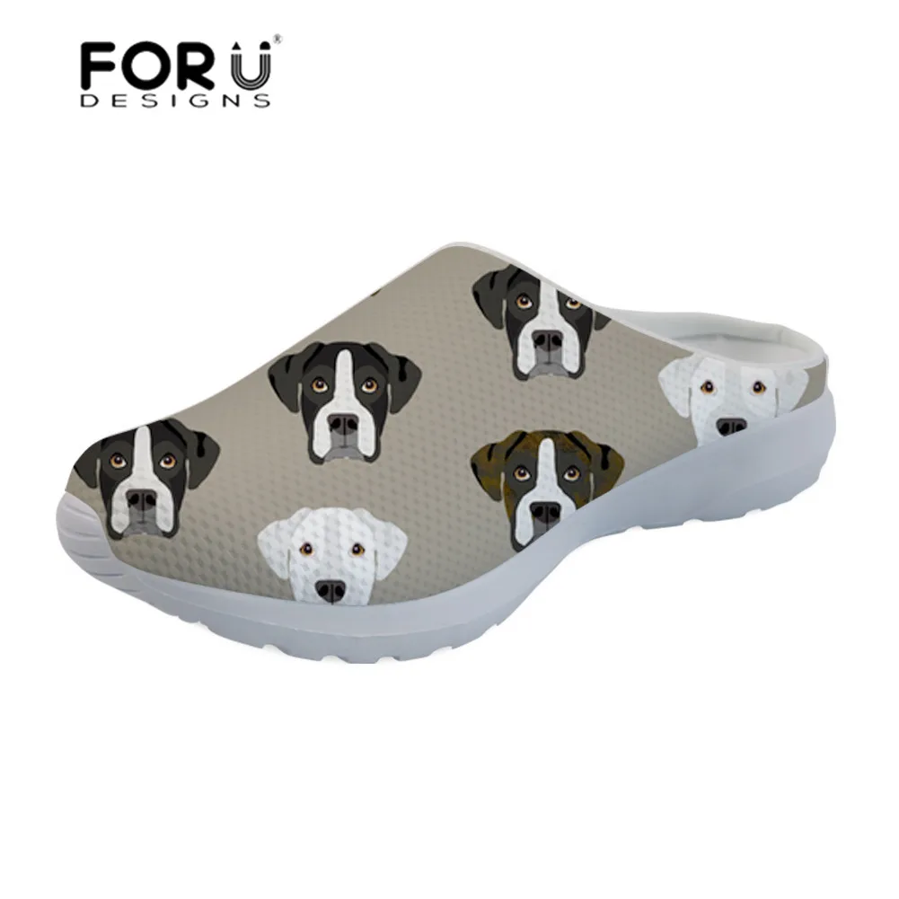 FORUDESIGNS Boxer Dog Printing Women Mother Ladies Female Shoes Comfort Sandals Flats Sandalias Mujer Summer Beach Size 35-45
FORUDESIGNS Boxer Dog Printing Women Mother Ladies Female Shoes Comfort Sandals Flats Sandalias Mujer Summer Beach Size 35-45