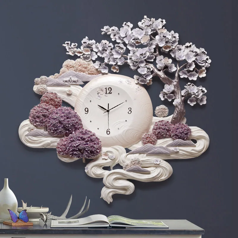 American Resin Decorative Clock Wall Hanging Crafts Wall Decoration Pendant Hotel Home Livingroom Wall Sticker Mural Ornaments
American Resin Decorative Clock Wall Hanging Crafts Wall Decoration Pendant Hotel Home Livingroom Wall Sticker Mural Ornaments