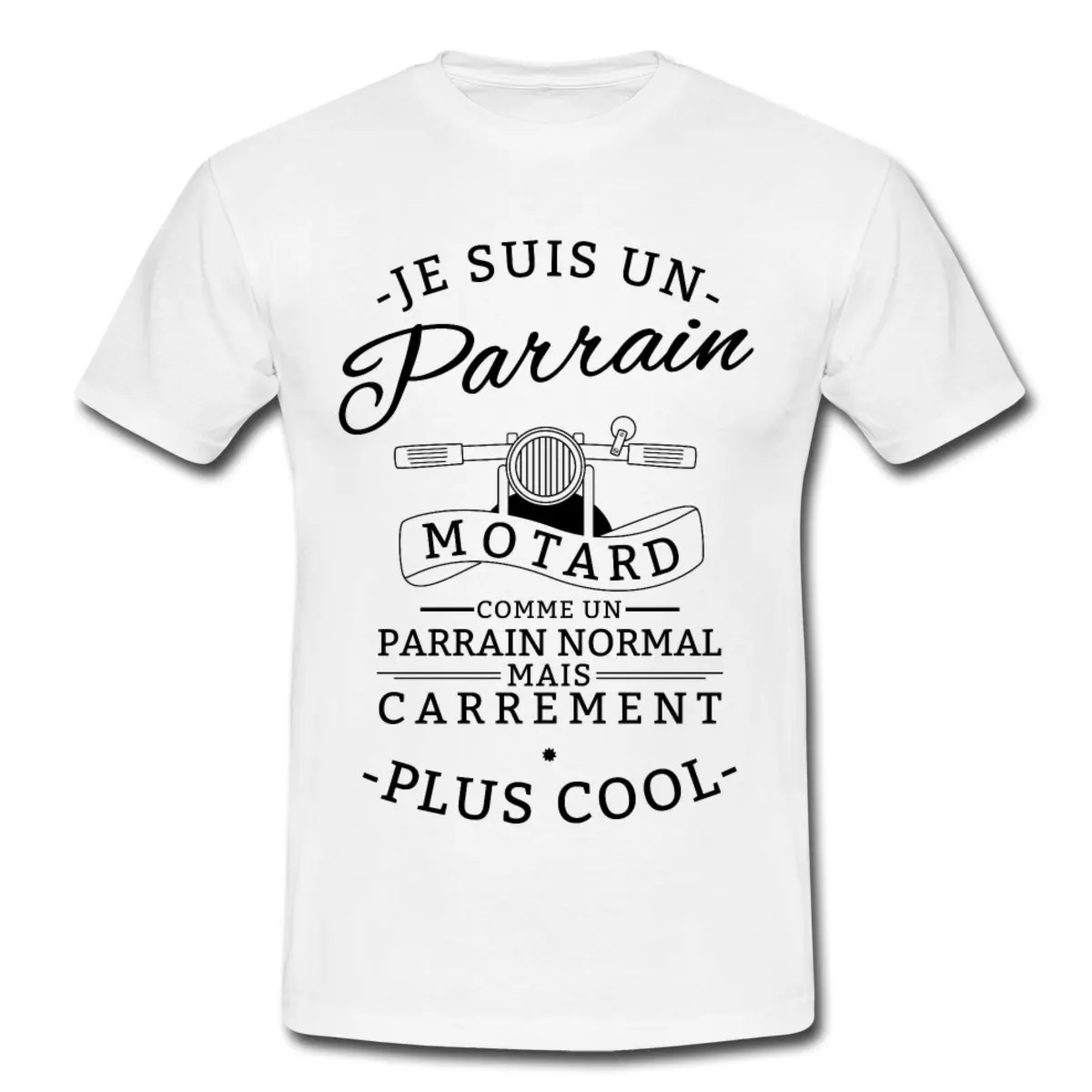 New Is The Latest Fashion Spreadshirt Je Suis Un Parrain Motard Cool T-Shirt Homme Harajuku Streetwear Funny T Shirts Hip Hop
New Is The Latest Fashion Spreadshirt Je Suis Un Parrain Motard Cool T-Shirt Homme Harajuku Streetwear Funny T Shirts Hip Hop