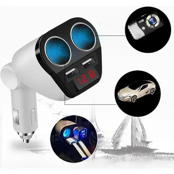 Adeeing Auto Car Dual USB Car Cigarette Lighter Adapter Socket Splitter Fast Charger 1 to 2 cigarette lighter car charger r30
Adeeing Auto Car Dual USB Car Cigarette Lighter Adapter Socket Splitter Fast Charger 1 to 2 cigarette lighter car charger r30