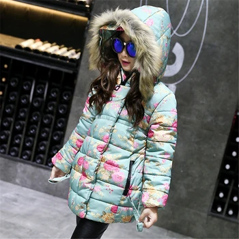 Kids Winter Warming Thicken Down Parkas Girls Sweet Florals Outwear Jacket Coat Children Fleece Comfortable Jackets AA60441
Kids Winter Warming Thicken Down Parkas Girls Sweet Florals Outwear Jacket Coat Children Fleece Comfortable Jackets AA60441