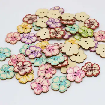 Buttons 20/50pcs mixed color Natural wooden buttons mix colorful Flower shapes button for craft scrapbooking sewing accessories
Buttons 20/50pcs mixed color Natural wooden buttons mix colorful Flower shapes button for craft scrapbooking sewing accessories