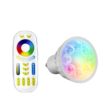 Mi Light LED RGB RGBW Bulb Lamp Light Dimmable 4W MR16 GU10 RGB CCT RGBW RGBWW Spotlight AC 110V 220V 2.4G RF Remote Controller
Mi Light LED RGB RGBW Bulb Lamp Light Dimmable 4W MR16 GU10 RGB CCT RGBW RGBWW Spotlight AC 110V 220V 2.4G RF Remote Controller