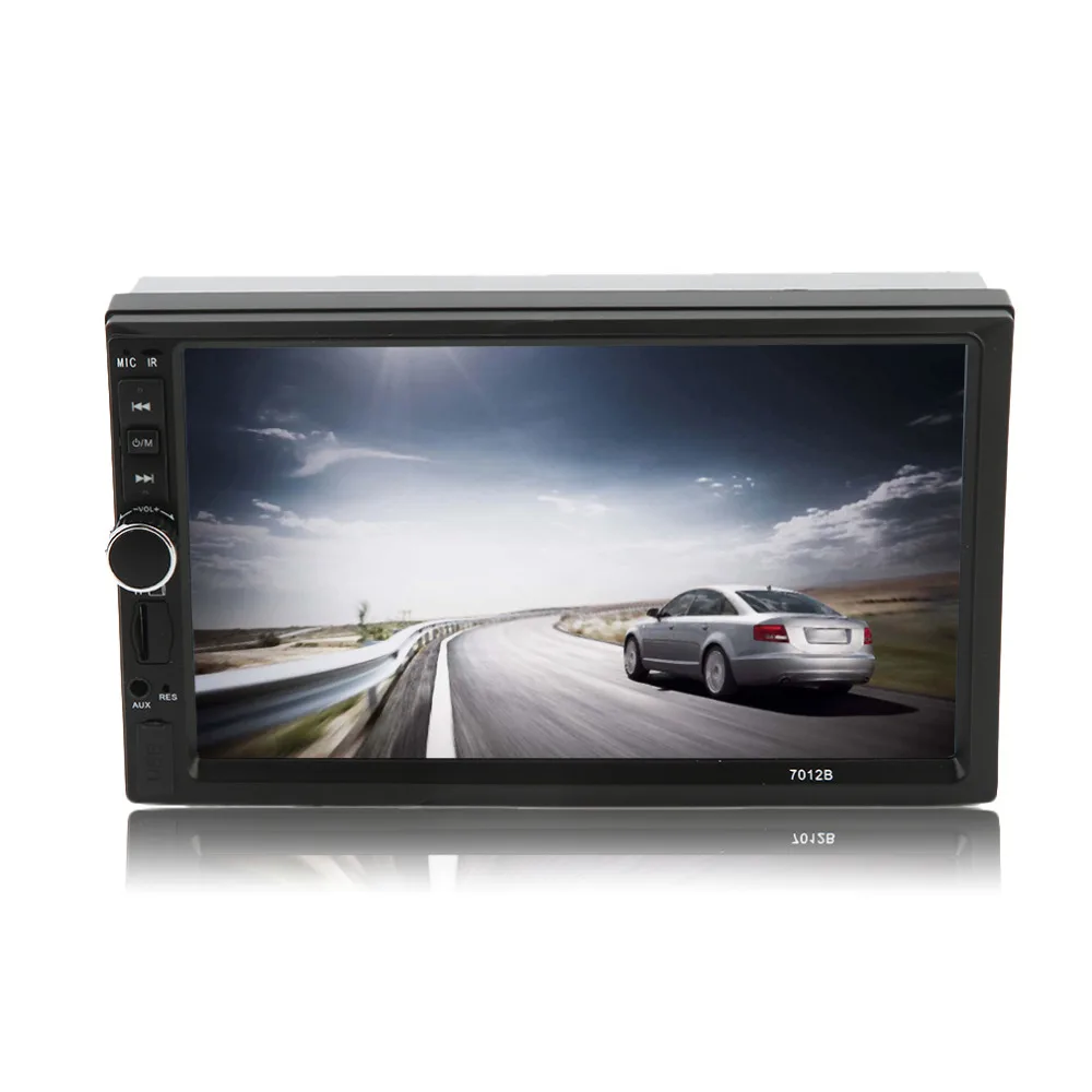 Cimiva font b Car b font Vehicle 7 Inch 7018B Screen TF Card Doule Din Bluetooth