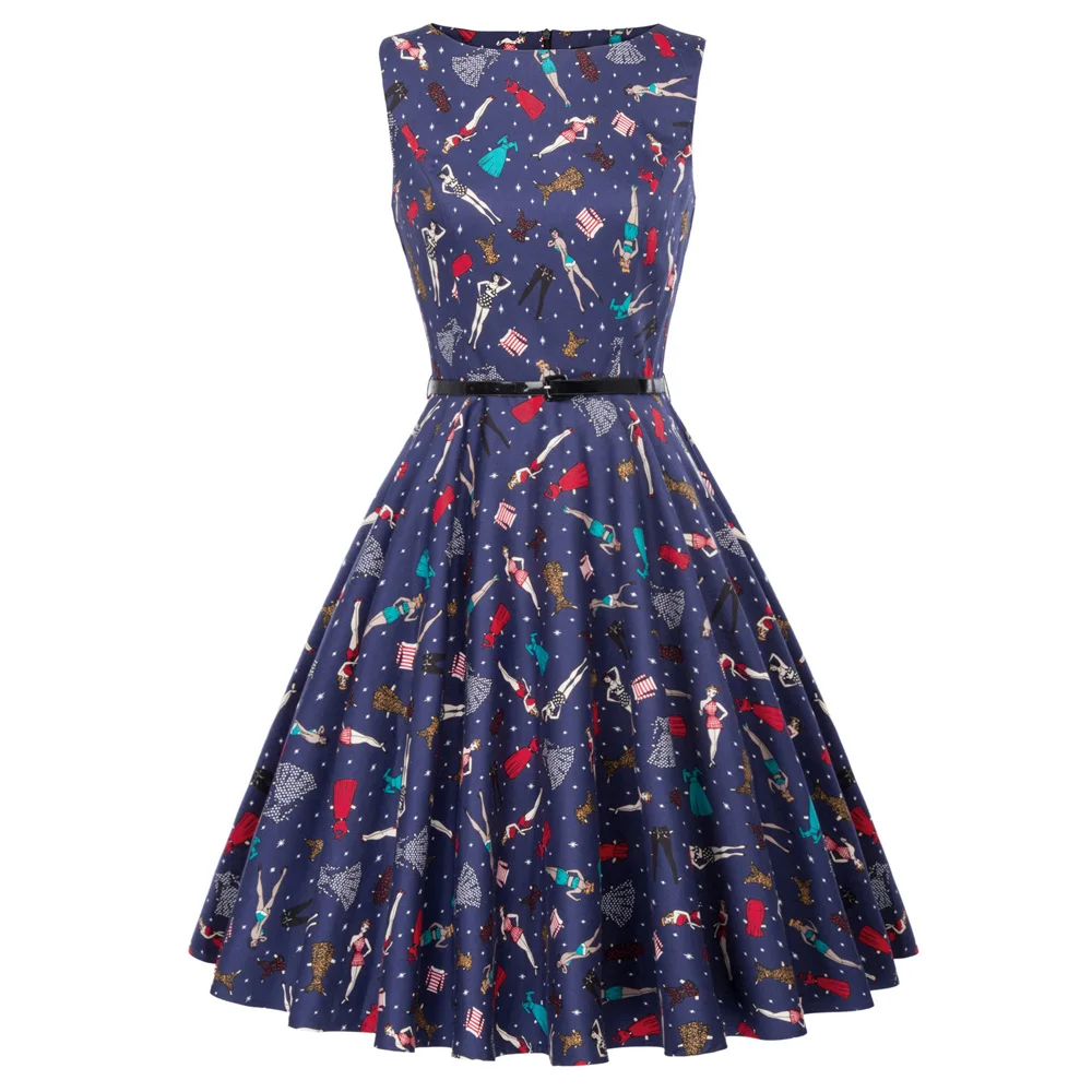Women Vintage Floral Cotton Dress 2018 Summer Robe Rockabilly Clothing Retro 50s Casual Swing Tunic Plus Size Skater Dresses
Women Vintage Floral Cotton Dress 2018 Summer Robe Rockabilly Clothing Retro 50s Casual Swing Tunic Plus Size Skater Dresses