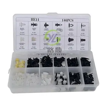 12 Kinds Mixed 146pcs Car Body Interior Rivet Fender Bumper Retainer Fastener Clip Assortments Universal Fastener Remover
12 Kinds Mixed 146pcs Car Body Interior Rivet Fender Bumper Retainer Fastener Clip Assortments Universal Fastener Remover
