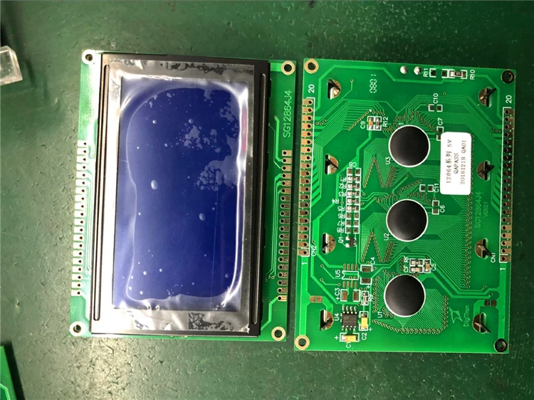 1pcs LCD Board Blue Screen 12864 128X64 5V parallel port display KS0107 driver LCD module New industrial Grade Dimension 93x70
1pcs LCD Board Blue Screen 12864 128X64 5V parallel port display KS0107 driver LCD module New industrial Grade Dimension 93x70
