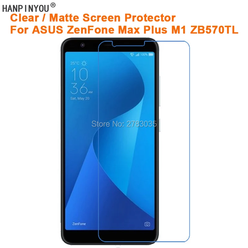 For ASUS ZenFone Max Plus M1 ZB570TL 5.7" HD Clear /Anti-Glare Matte Screen Protector Protective Film Guard (Not Tempered Glass)
For ASUS ZenFone Max Plus M1 ZB570TL 5.7" HD Clear /Anti-Glare Matte Screen Protector Protective Film Guard (Not Tempered Glass)