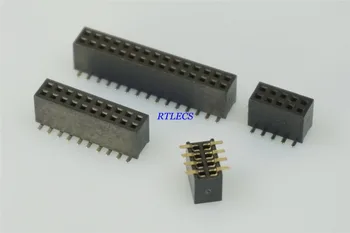 10 pcs SMT 1.27 mm Double Row PCB Female Header Socket 4 6 8 10 12 14 16 20 24 26 30 40 44 50 60 80 100 Pin Surface Mount
10 pcs SMT 1.27 mm Double Row PCB Female Header Socket 4 6 8 10 12 14 16 20 24 26 30 40 44 50 60 80 100 Pin Surface Mount