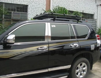 24PCS Chrome Window Pillar Trim sill frame for Toyota Prado FJ150 2011 2012 2013 
24PCS Chrome Window Pillar Trim sill frame for Toyota Prado FJ150 2011 2012 2013