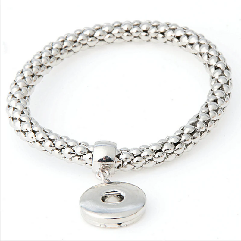 Simple Design Interchangable Elastic button charm Bracelet fit 18mm button NB0041
Simple Design Interchangable Elastic button charm Bracelet fit 18mm button NB0041