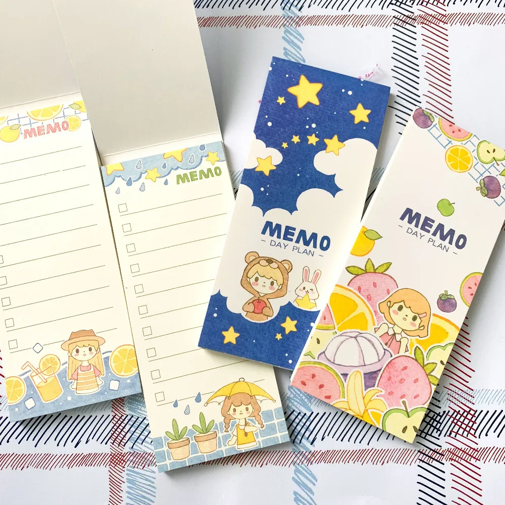 30 pages/ Pack Sweet Girl With Fruit Star Portable Planner Memo Pad Sticky Notes Stationery Notepads Kids Gift
30 pages/ Pack Sweet Girl With Fruit Star Portable Planner Memo Pad Sticky Notes Stationery Notepads Kids Gift