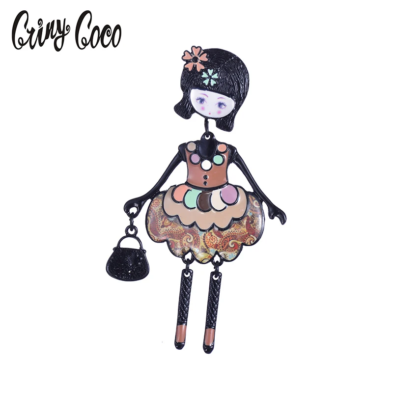 Pretty Girls Brooches Zinc Alloy Enamel Brooch Charming Cute Fashion 2019 Girl with Bag Pendant Brooch Pins Girls Accessories
Pretty Girls Brooches Zinc Alloy Enamel Brooch Charming Cute Fashion 2019 Girl with Bag Pendant Brooch Pins Girls Accessories