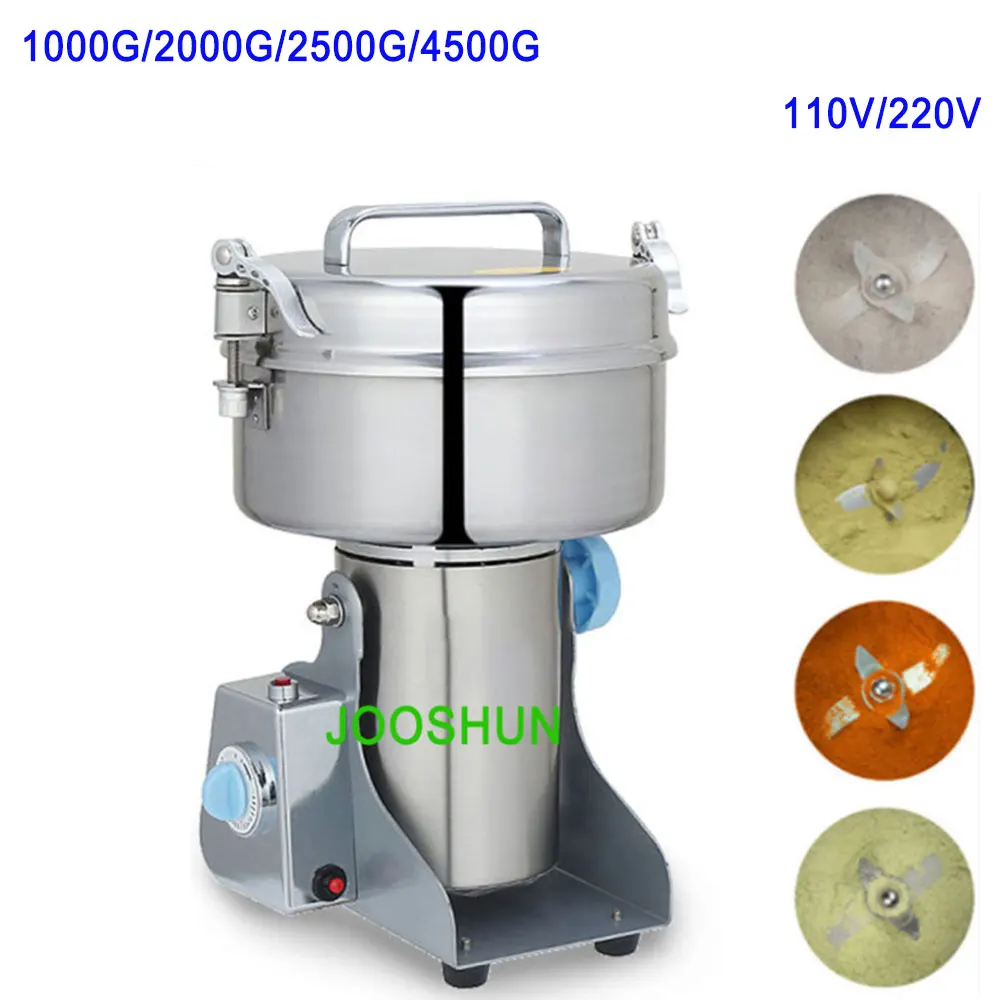2000G Multifunctional Mill Grinding Machine Electric Grinder for Dry Herb Flour Coffee Pulverizer Pet Food Spicy Bean 220V/110V
2000G Multifunctional Mill Grinding Machine Electric Grinder for Dry Herb Flour Coffee Pulverizer Pet Food Spicy Bean 220V/110V