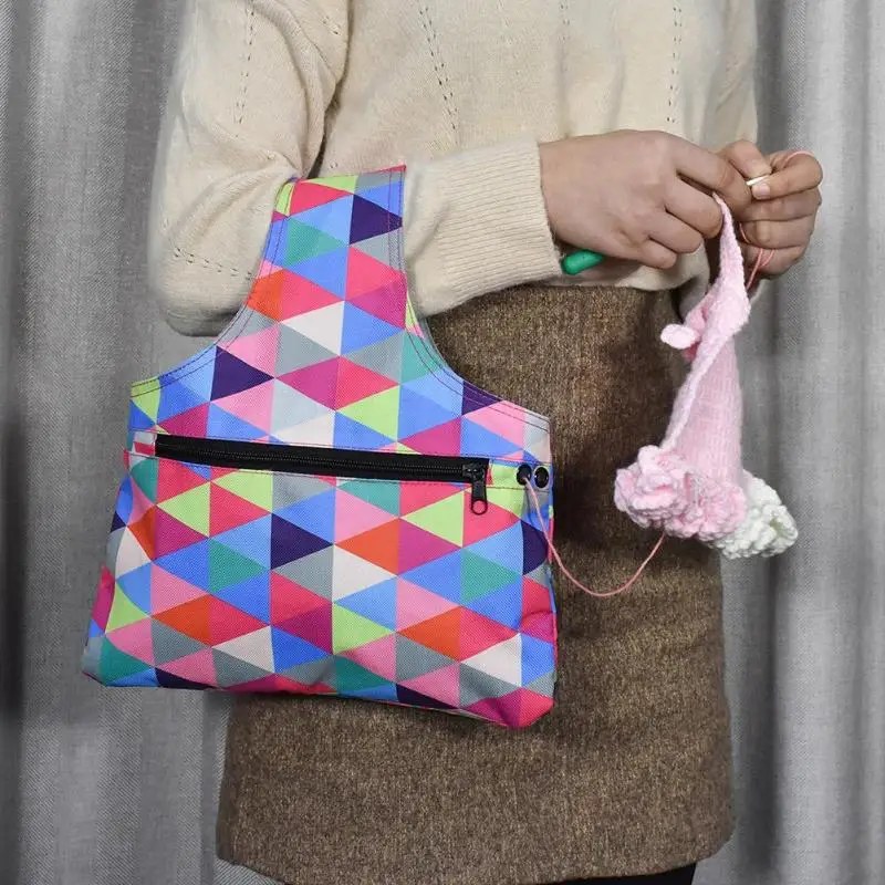 Portable Knitting Needle Storage Bag Oxford Cloth Waterproof Yarn Crochet Knit Bag DIY Craft Organizer For Thread Storage
Portable Knitting Needle Storage Bag Oxford Cloth Waterproof Yarn Crochet Knit Bag DIY Craft Organizer For Thread Storage