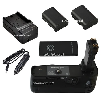 

Battery Handle Hand Grip Vertical Power For Canon EOS 5D Mark IV 4 5DIV 5D4 Camera as BG-E20 BGE20+IR Remote+2 LP-E6+Car Charger