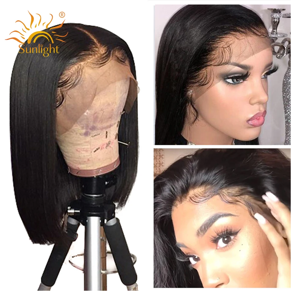 Short Bob Wig Straight Lace Front Human Hair Wigs Pre Plucked For Black Women Remy Lace Wig Sunlight Brazilian Human Hair Wig
Short Bob Wig Straight Lace Front Human Hair Wigs Pre Plucked For Black Women Remy Lace Wig Sunlight Brazilian Human Hair Wig