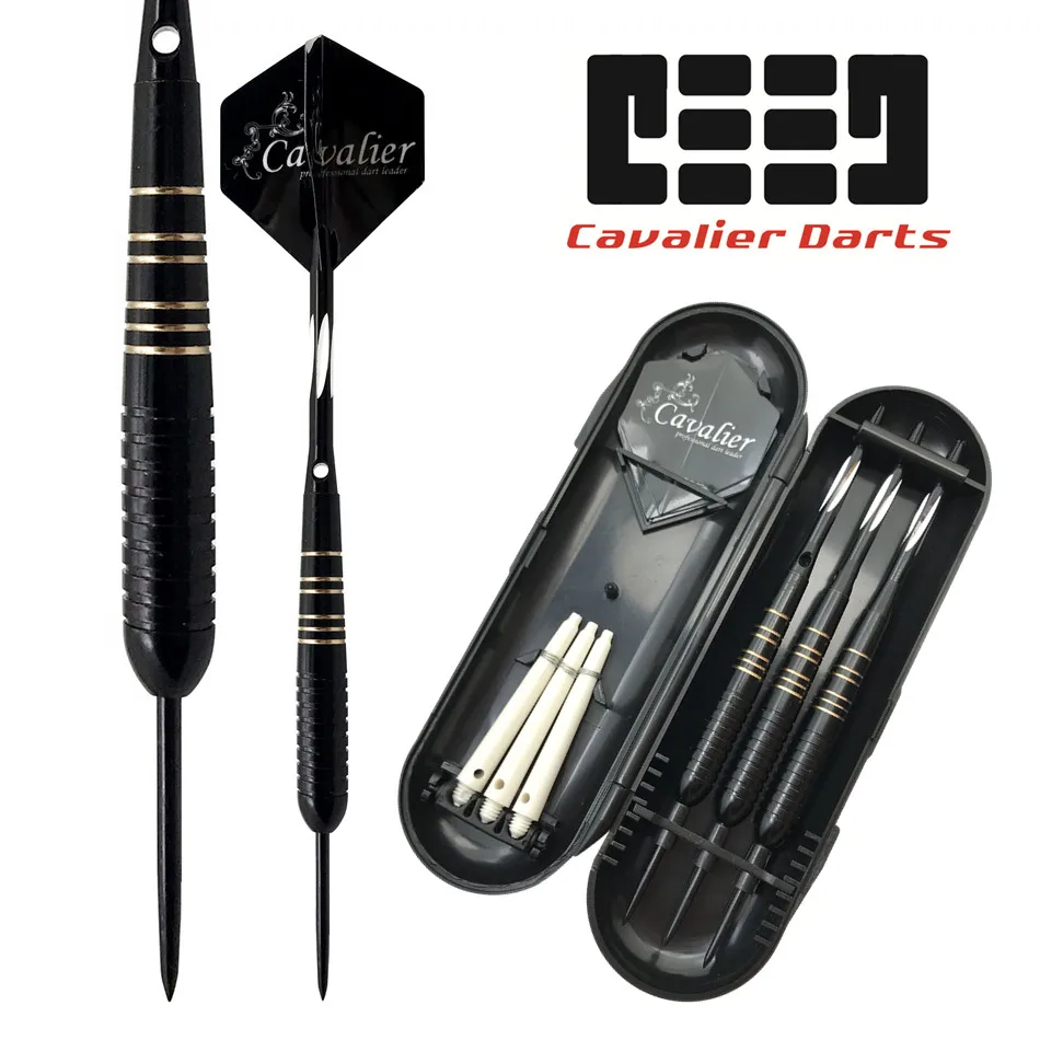 Cavalier Professional 21g Steel Tip Darts Brass Needle Darts Black Golden Color Steel Tip Darts With Aluminum Darts Shafts
Cavalier Professional 21g Steel Tip Darts Brass Needle Darts Black Golden Color Steel Tip Darts With Aluminum Darts Shafts