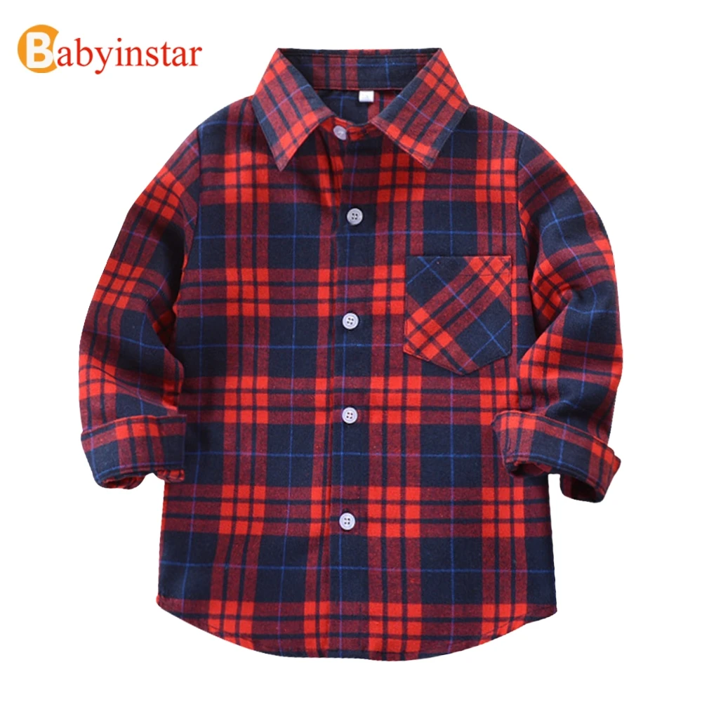 Babyinstar Casual Boys Shirts 2019 New Autmn Children's Tops with Pocket Outwear Children's Clothing Cotton Kids Plaid Shirts
Babyinstar Casual Boys Shirts 2019 New Autmn Children's Tops with Pocket Outwear Children's Clothing Cotton Kids Plaid Shirts