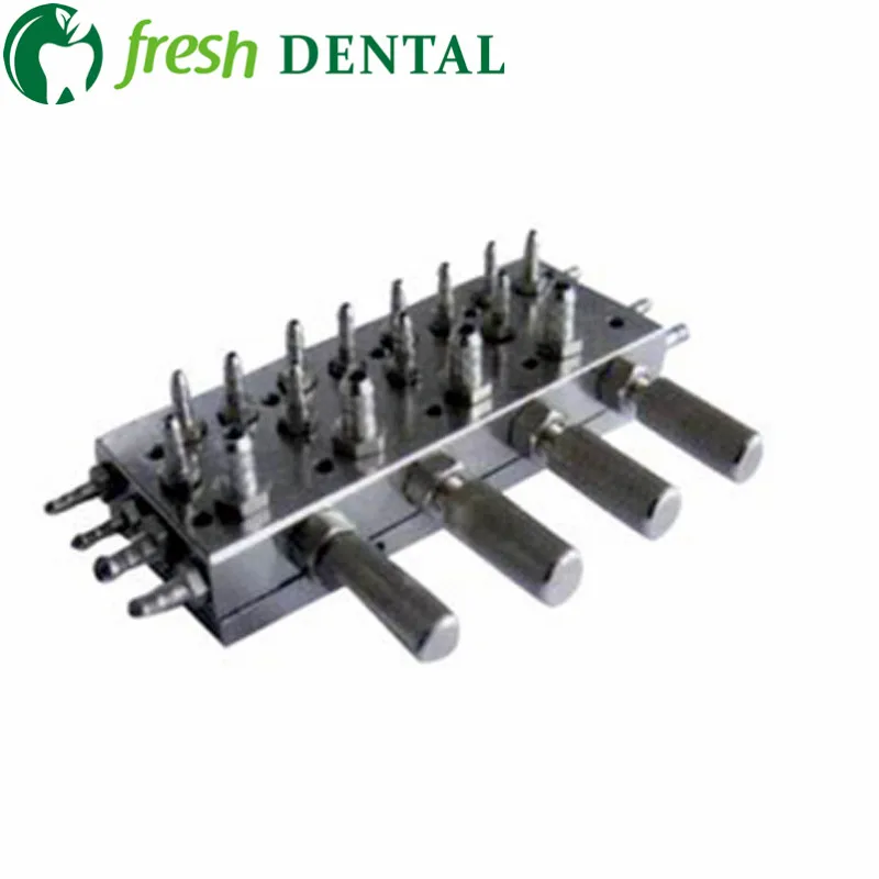 One PC Dental 4 in 1 valve Quadruple diaphragm valve dental chair unit valve for dental handpiece dental foot control SL1227
One PC Dental 4 in 1 valve Quadruple diaphragm valve dental chair unit valve for dental handpiece dental foot control SL1227