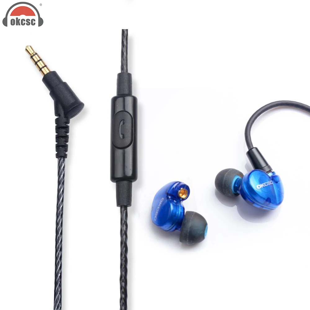 OKCSC DD3 Hifi Hybrid 1BA+1D Earphones Ear-Hanging Design Sport Running Earbud Headsets MMCX Cable Material With Mic
OKCSC DD3 Hifi Hybrid 1BA+1D Earphones Ear-Hanging Design Sport Running Earbud Headsets MMCX Cable Material With Mic
