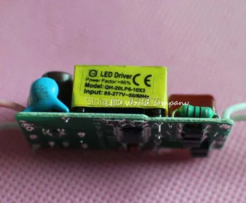 2pcs Driver Input 85-265V Output DC18-33V 600MA for 6-10X 3W High Power LED Light
2pcs Driver Input 85-265V Output DC18-33V 600MA for 6-10X 3W High Power LED Light