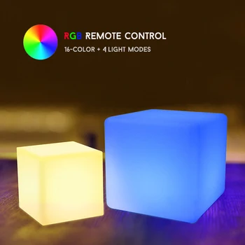 10/15/20CM LED Cubic Lamp Rechargeable RGB LED Cube Table Bedside Multicolor Night Light for Dining Room Bedroom Home Decoration
10/15/20CM LED Cubic Lamp Rechargeable RGB LED Cube Table Bedside Multicolor Night Light for Dining Room Bedroom Home Decoration