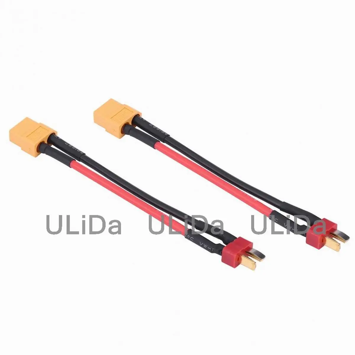 2 Pcs XT60 Female to Deans T-Plug Male Adapter Connector Cable for Lipo Battery 14AWG
2 Pcs XT60 Female to Deans T-Plug Male Adapter Connector Cable for Lipo Battery 14AWG
