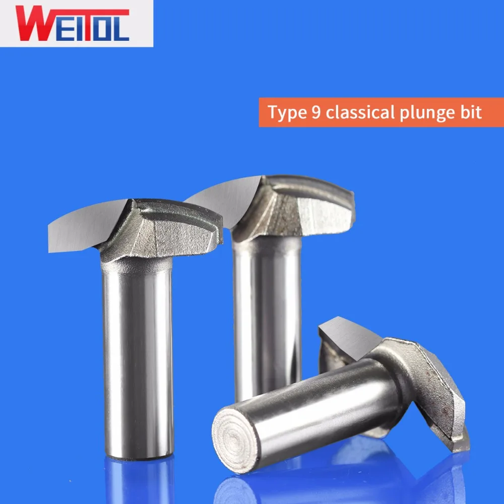 WeiTol 1 pcs classical plunge bit tungsten carbide wood router bit CNC machine tools milling cutter for cutting MDF
WeiTol 1 pcs classical plunge bit tungsten carbide wood router bit CNC machine tools milling cutter for cutting MDF