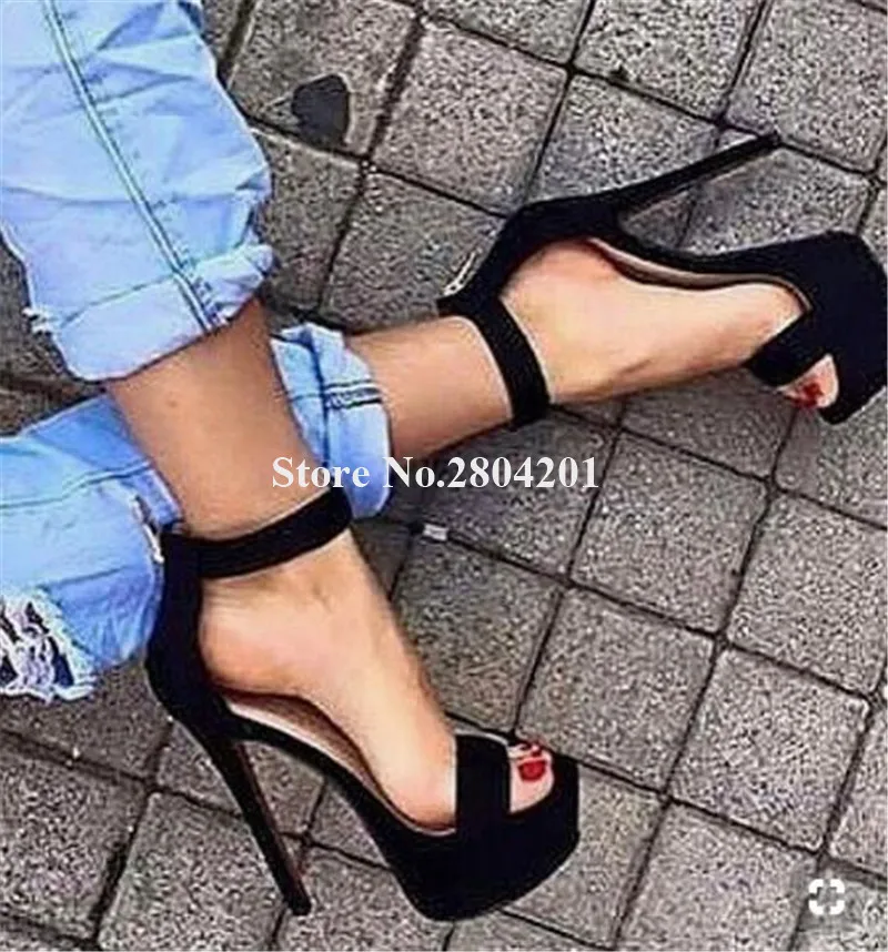 Women Fashion Open Toe Suede Leather High Platform Stiletto Heel Sandals Ankle Strap Blue Green High Heel Sandals Dress Heels
Women Fashion Open Toe Suede Leather High Platform Stiletto Heel Sandals Ankle Strap Blue Green High Heel Sandals Dress Heels