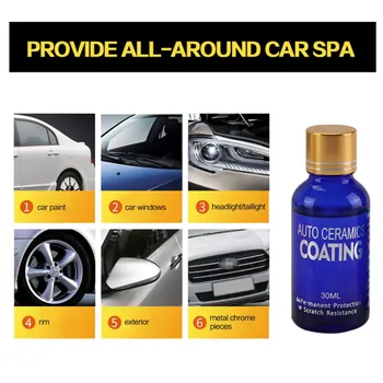 9H Car Liquid Ceramic Coat Hydrophobic Glass Coating Motocycle Paint Care Anti-scratch Auto Detailing Glasscoat Car Polish
9H Car Liquid Ceramic Coat Hydrophobic Glass Coating Motocycle Paint Care Anti-scratch Auto Detailing Glasscoat Car Polish