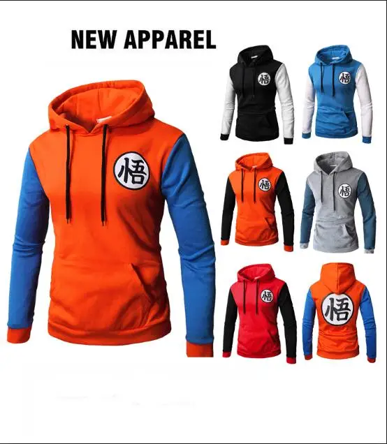 2019 New Anime Hoodies Dragon Ball Z Pocket Hooded Sweatshirts Goku Hoodies Pullovers Men Women Long Sleeve Outerwear New Hoodie
2019 New Anime Hoodies Dragon Ball Z Pocket Hooded Sweatshirts Goku Hoodies Pullovers Men Women Long Sleeve Outerwear New Hoodie