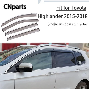 CNparts 4pcs ABS For Toyota Highlander XU50 2015 2016 2017 2018 Car Smoke Window Visor Keep Fresh Air convection Accessories
CNparts 4pcs ABS For Toyota Highlander XU50 2015 2016 2017 2018 Car Smoke Window Visor Keep Fresh Air convection Accessories