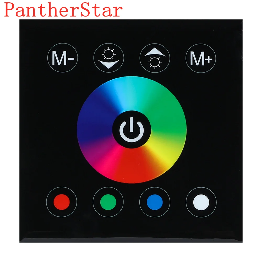 DC12V-24V RGB/RGBW single color wall mounted Touch Panel Controller ABS plastic panel dimmer Controller for LED RGB Strips lamp
DC12V-24V RGB/RGBW single color wall mounted Touch Panel Controller ABS plastic panel dimmer Controller for LED RGB Strips lamp