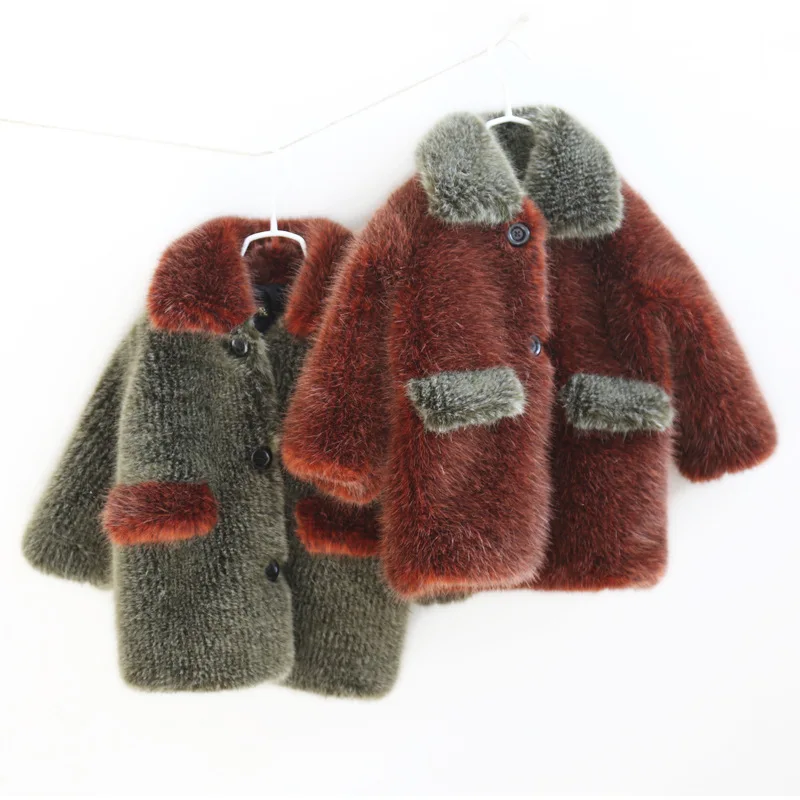 2019 Winter Children Warm Long Faux Fur Thicken Jackets Unisex Faux Fur Coats and Outerwear for Girls and Boys Clothing for Kids
2019 Winter Children Warm Long Faux Fur Thicken Jackets Unisex Faux Fur Coats and Outerwear for Girls and Boys Clothing for Kids