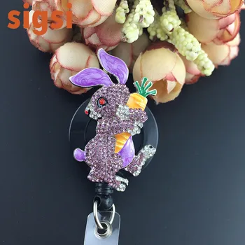Fashionable purple Rabbit Bunny Cute Lovely Adorable ID/IC Badge Belt Clip Reel Flexible Retractable Holder
Fashionable purple Rabbit Bunny Cute Lovely Adorable ID/IC Badge Belt Clip Reel Flexible Retractable Holder
