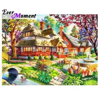 Ever Moment Diamond Painting Handmade House Tree Picture Rhinestone Mosaic Full Square Drill Diamond Embroidery Decoration 3F402
Ever Moment Diamond Painting Handmade House Tree Picture Rhinestone Mosaic Full Square Drill Diamond Embroidery Decoration 3F402