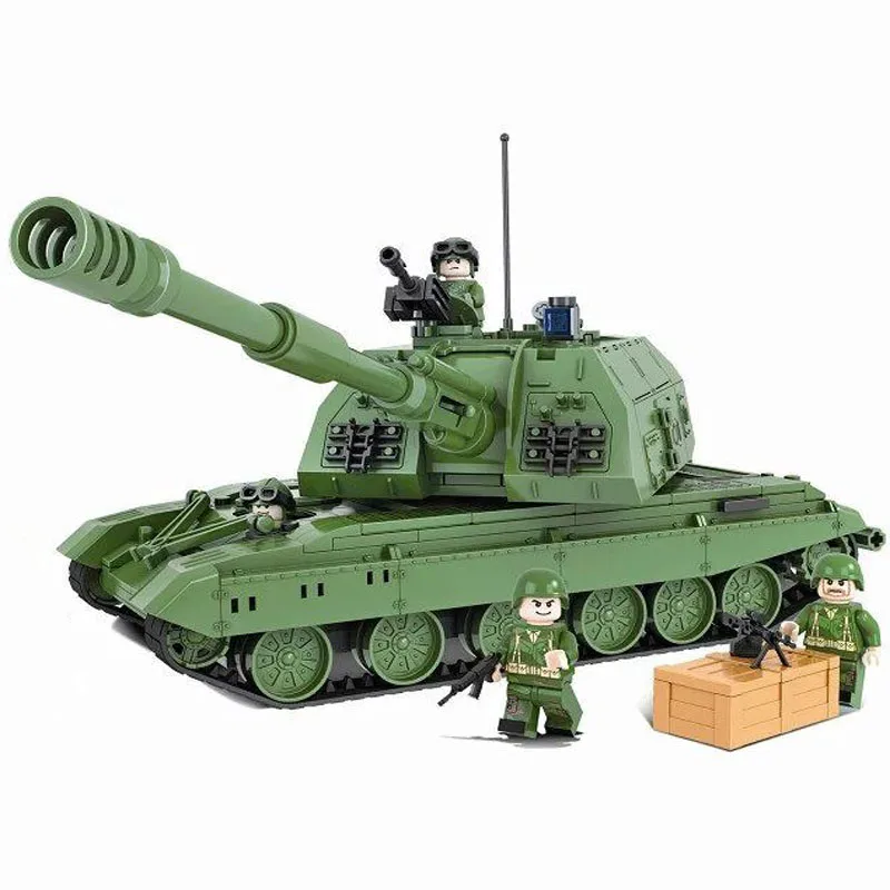 Stock New 533pcs Military Model Toys Russian 2S19 Self-propelled Marine Hero Building Blocks Assembled Compatible Legoing
Stock New 533pcs Military Model Toys Russian 2S19 Self-propelled Marine Hero Building Blocks Assembled Compatible Legoing