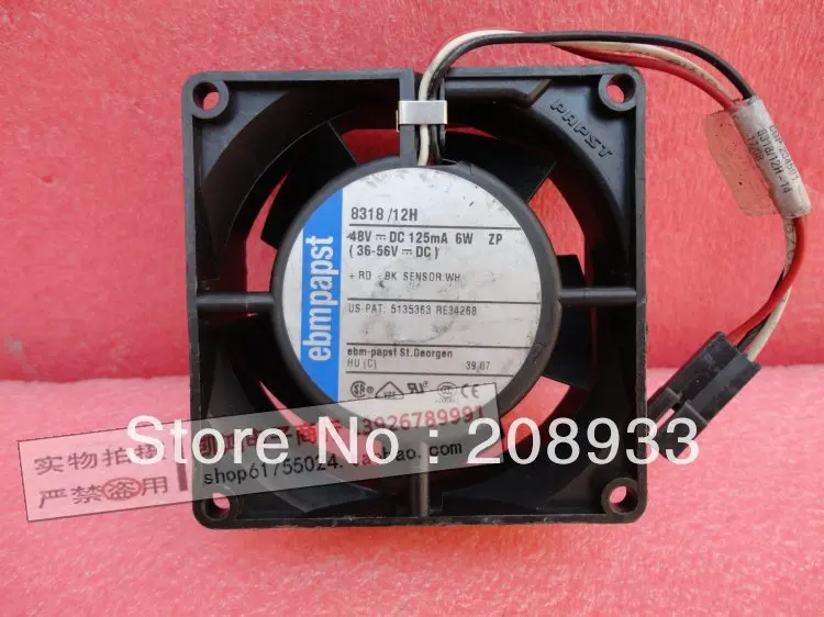 For Germany EBMPAPST 8318/12H 48V 6W 8032 8CM 3 line drive wind capacity fan+cooling fan
For Germany EBMPAPST 8318/12H 48V 6W 8032 8CM 3 line drive wind capacity fan+cooling fan