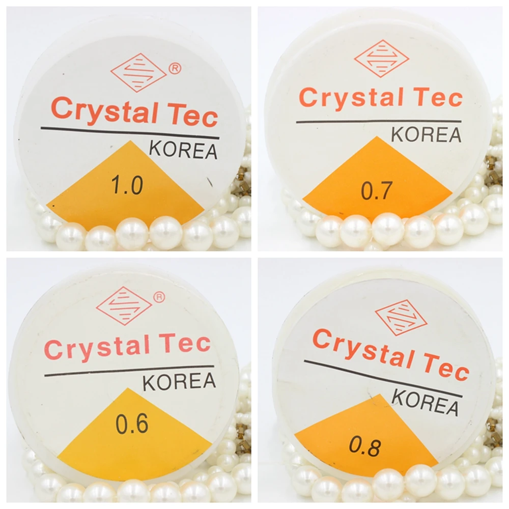 New 2 Rollsx5M Mix Sizes Korea Crystal Tec Stretch Elastic Beading Cord String Thread DIY Jewelry Making Cord
New 2 Rollsx5M Mix Sizes Korea Crystal Tec Stretch Elastic Beading Cord String Thread DIY Jewelry Making Cord