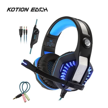 KOTION EACH G2000 2.0 Stereo Headphone Headset Computer Gaming Headset Game Earphone Headset with Mic LED Light for PC Gamer
KOTION EACH G2000 2.0 Stereo Headphone Headset Computer Gaming Headset Game Earphone Headset with Mic LED Light for PC Gamer