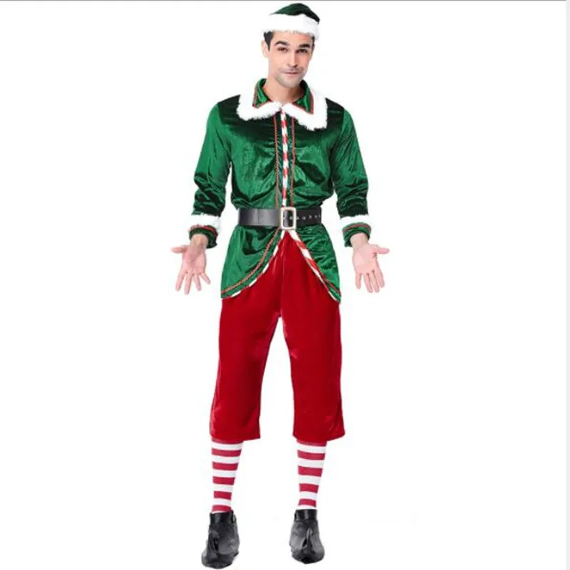 Cosplay&ware Full Set Christmas Costumes Santa Claus Red Costume Luxury Suit With White Beard 22 Cosplay&ware Full Set Christmas Costumes Santa Claus Red Costume Luxury Suit With White Beard -Cosplayware Store HTB1RQsMXJzvK1RkSnfoq6zMwVXak.jpg