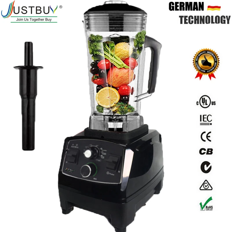 BPA Free Commercial Grade Timer Blender Mixer Heavy Duty Automatic Fruit Juicer Food Processor Ice Crusher Smoothies 2200W
BPA Free Commercial Grade Timer Blender Mixer Heavy Duty Automatic Fruit Juicer Food Processor Ice Crusher Smoothies 2200W