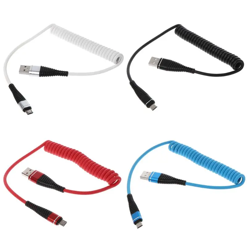 1.2m Micro USB Fish Tail Spring Cord Data Fast Charging Cable For Samsung HTC Android Phone
1.2m Micro USB Fish Tail Spring Cord Data Fast Charging Cable For Samsung HTC Android Phone