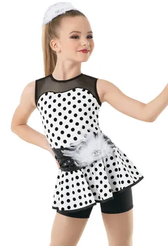 Professional Ballet Tutu Dance Dress for Girls Dance Costumes with Spandex Gymnastics Leotard Kids White Dot Two-piece Suit
Professional Ballet Tutu Dance Dress for Girls Dance Costumes with Spandex Gymnastics Leotard Kids White Dot Two-piece Suit