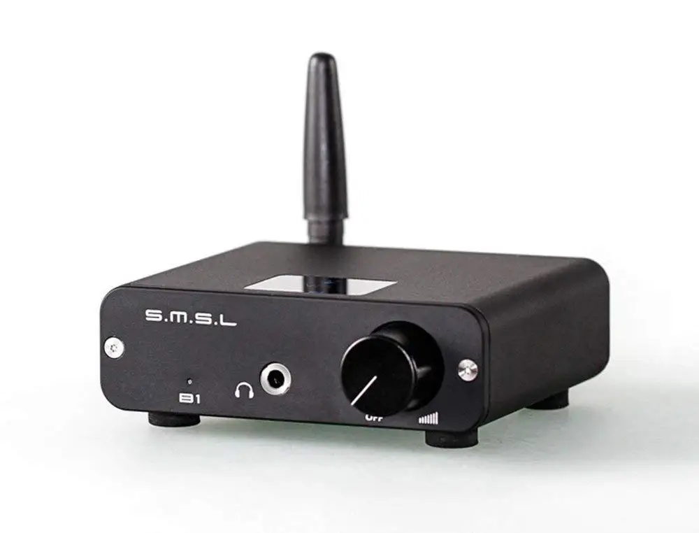 SMSL B1 HiFi Stereo Audio Bluetooth DAC Receiver NFC Optical Coaxial DAC Digital Audio Decoder 24 Hours Playing Time Black
SMSL B1 HiFi Stereo Audio Bluetooth DAC Receiver NFC Optical Coaxial DAC Digital Audio Decoder 24 Hours Playing Time Black